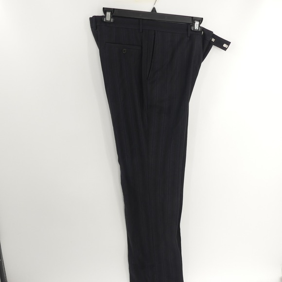 Ted Baker London 2-Piece Suit Black Blue Stripe Wool Men's 42L‎ 36x35 - Picture 7 of 12